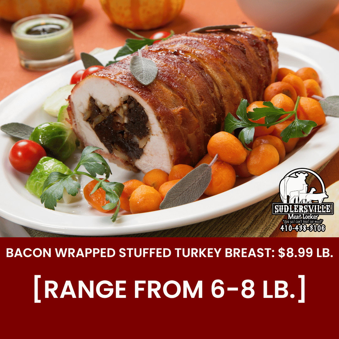 Bacon-Wrapped Stuffed Turkey Breast